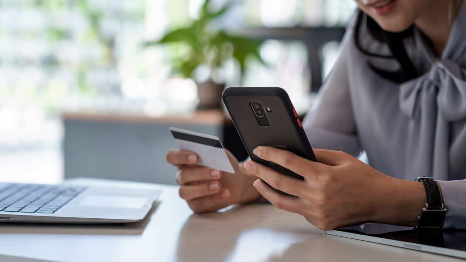 Paylib disparaît : tout savoir sur son remplaçant Wero Close up of woman hand Paid by credit card at the office.