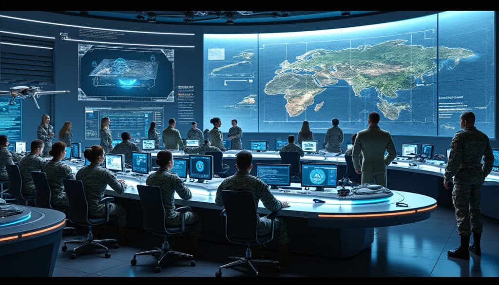 L’Armée américaine, l’intelligence artificielle et le commandement de mission : une nouvelle ère stratégique découvrez comment l'armée américaine intègre l'intelligence artificielle dans ses stratégies de commandement de mission, marquant le début d'une nouvelle ère stratégique. analyse des défis et opportunités offertes par ces technologies innovantes pour renforcer la sécurité nationale.