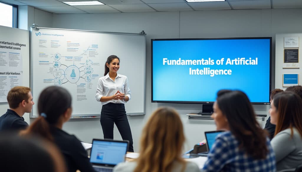 L’USF propose un cours gratuit sur les fondamentaux de l’intelligence artificielle découvrez notre cours gratuit sur les fondamentaux de l'intelligence artificielle proposé par l'usf. apprenez les concepts essentiels, techniques et applications de l'ia pour enrichir vos compétences et explorer les enjeux de cette technologie révolutionnaire.