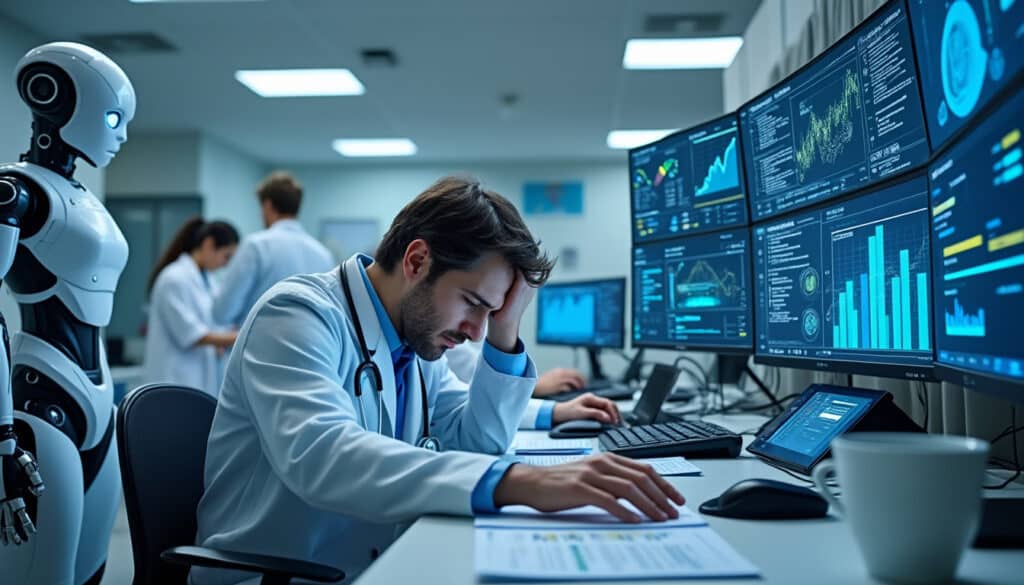 L’intelligence artificielle pourrait-elle alourdir la charge des cliniciens ? découvrez comment l'intelligence artificielle pourrait impacter le quotidien des cliniciens, alléger certaines tâches tout en en compliquant d'autres. une analyse approfondie des bénéfices et des défis posés par l'intégration de l'ia dans le secteur médical.