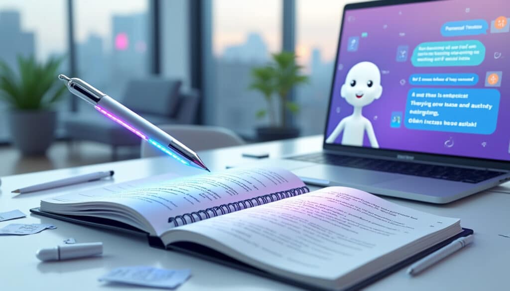 découvrez comment l'intelligence artificielle transforme les stylos intelligents, facilitant la conversion de votre écriture manuscrite en texte numérique. avec l'intégration de chatgpt, vos notes prennent une nouvelle dimension, alliant innovation et praticité pour une expérience d'écriture inégalée.