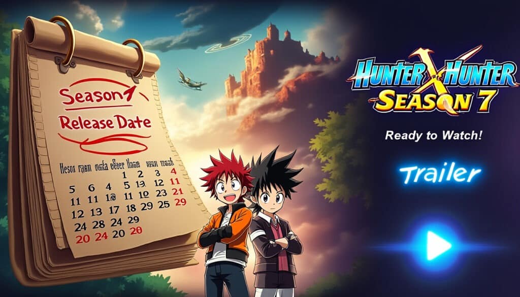 Tout savoir sur la saison 7 de hunter x hunter : date de sortie, streaming et trailer découvrez tout ce qu'il faut savoir sur la saison 7 de hunter x hunter : date de sortie, options de streaming, et le trailer officiel. ne manquez pas les dernières informations sur cette série culte qui continue de captiver les fans !