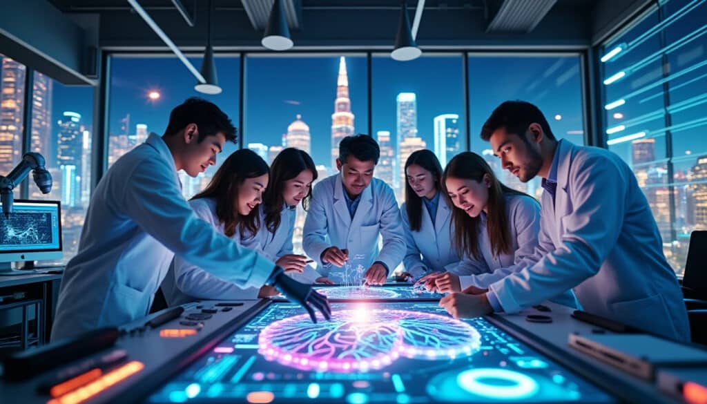 découvrez comment l'intelligence artificielle transforme la recherche biomédicale, en améliorant les diagnostics, en accélérant les découvertes de traitements et en révolutionnant la manière dont les scientifiques analysent les données. plongez dans cet univers innovant où technologie et santé se rencontrent.