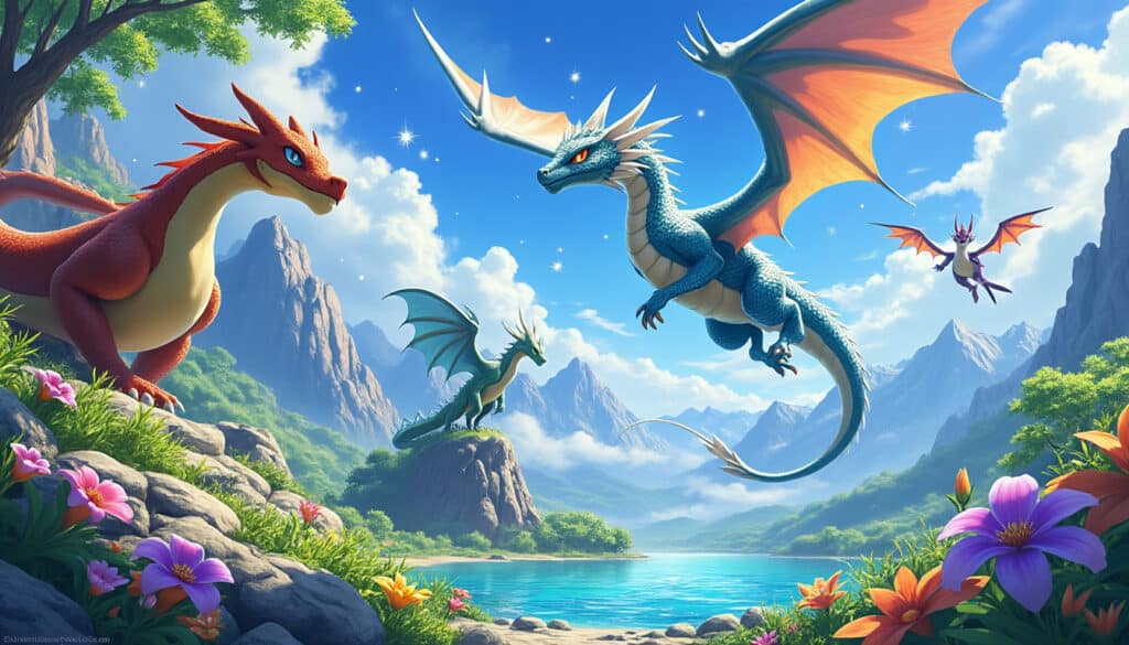 Les meilleurs Pokémon de type dragon à découvrir découvrez notre sélection des meilleurs pokémon de type dragon ! explorez leurs caractéristiques uniques, leurs capacités impressionnantes et apprenez à les intégrer dans vos stratégies de combat. parfait pour les fans et les dresseurs en quête de puissance !