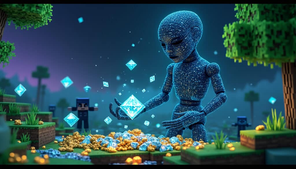 une intelligence artificielle maîtrise Minecraft : le programme de DeepMind découvre des diamants sans apprentissage préalable découvrez comment l'intelligence artificielle de deepmind excelle dans minecraft en découvrant des diamants sans apprentissage préalable. une avancée révolutionnaire qui démontre le potentiel incroyable de l'ia dans les jeux vidéo et l'apprentissage autonome.