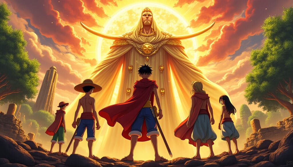 découvrez les révélations fascinantes sur one piece 1128 alors que les mugiwaras croisent le chemin du dieu soleil d'elbaf. plongez dans cette aventure épique riche en émotions et en surprises.