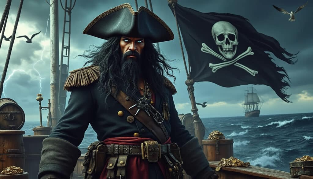 Qui était Edward Teach, le célèbre Barbe Noire qui a inspiré le personnage de Marshall D. Teach dans One Piece ? découvrez la vie fascinante d'edward teach, le légendaire pirate barbe noire, dont les exploits ont inspiré le personnage emblématique de marshall d. teach dans l'univers de one piece. plongez dans son histoire, ses aventures en mer et son héritage dans la culture populaire.