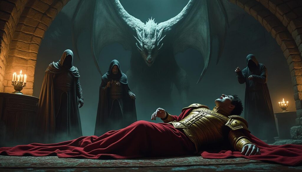 Mort mystérieuse d’Aegon II Targaryen : Les théories qui intriguent les fans découvrez les énigmes entourant la mort d'aegon ii targaryen. plongez dans les théories captivantes qui intriguent les fans de l'univers de westeros et explorez les différents scénarios qui pourraient expliquer ce mystère fascinant.