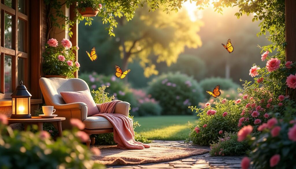 Un coin douillet – de grands rêves prennent racine dans un petit jardin découvrez comment un petit jardin peut devenir un véritable havre de paix où de grands rêves prennent racine. plongez dans l'univers d'un coin douillet, idéal pour cultiver vos aspirations et vous ressourcer au quotidien.