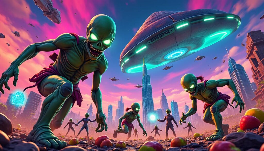 les péripéties des zombies extraterrestres découvrez les aventures palpitantes et décalées des zombies extraterrestres dans un récit hilarant où l'absurde rencontre l'horreur. plongez dans un univers où des morts-vivants venus d'ailleurs sèment le chaos et l'humour sur leur passage !