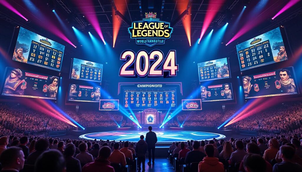 découvrez le calendrier complet, les matchs et les résultats des worlds 2024 de league of legends. restez à jour sur les compétitions et suivez votre équipe favorite tout au long de cet événement incontournable du e-sport.