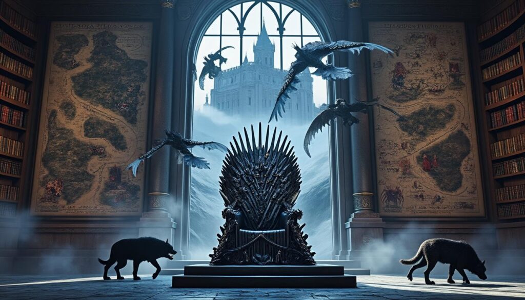 Découvrez les secrets du Trône de Fer : un voyage à travers ses livres et séries dérivées explorez les secrets fascinants du trône de fer à travers ses romans captivants et ses séries dérivées incontournables. plongez dans l'univers épique de game of thrones et ses mystères, des origines du royaume aux intrigues palpitantes.