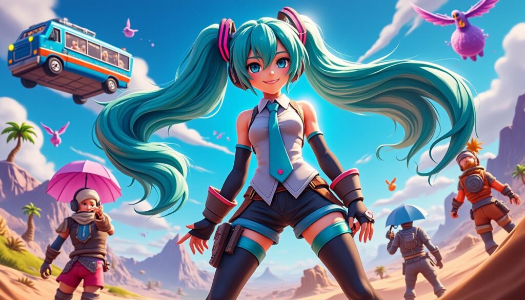 plongez dans l'univers des skins miku dans fortnite ! découvrez un aperçu complet des cosmétiques, tenues exclusives et nouveautés inspirées de hatsune miku. ne manquez rien des meilleures personnalisation pour votre personnage.