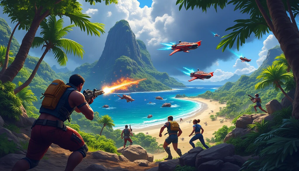 Enfin, un battle royale qui se démarque réellement des autres ! découvrez un battle royale unique en son genre ! plongez dans une expérience innovante, pleine de surprises et de nouveautés, qui révolutionne le genre et se démarque réellement des autres jeux.