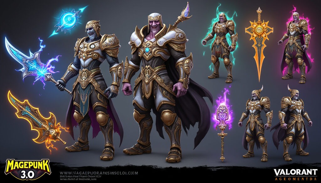 Tout savoir sur le bundle Magepunk 3.0 de VALORANT : skins, date de sortie et prix. découvrez tous les détails sur le bundle magepunk 3.0 de valorant : liste complète des skins, date de sortie prévue, prix officiel et infos exclusives pour ne rien rater de cette nouvelle collection en jeu.