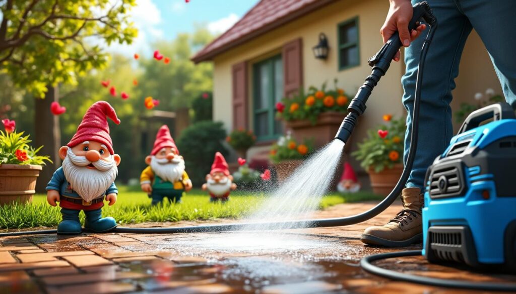À la recherche du Gnome caché dans PowerWash Simulator 2 : toutes les astuces pour le dénicher ! découvrez toutes les astuces pour trouver le gnome caché dans powerwash simulator 2 ! suivez nos conseils pratiques pour ne rien manquer et percer les secrets de ce mystérieux clin d'œil du jeu.