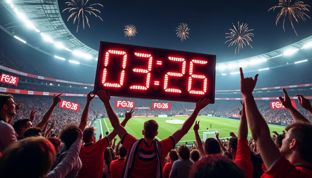 Décompte jusqu’à la sortie de l’Équipe Ultime Scream 2 de FC 26 découvrez le décompte officiel jusqu'à la sortie de l'équipe ultime scream 2 sur fc 26. ne manquez rien sur les joueurs spéciaux, les dernières actualités et la date de lancement de cet événement incontournable !