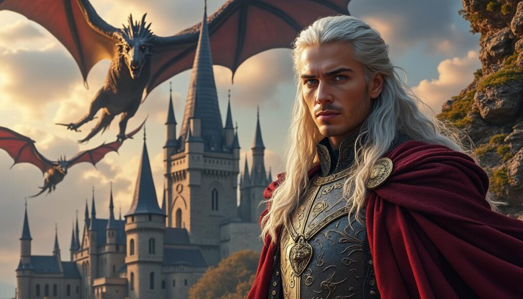 Jaehaerys Targaryen : le roi légendaire des Targaryen découvrez la vie et le règne de jaehaerys targaryen, le roi légendaire de la dynastie targaryen, symbole de sagesse et de paix dans l’histoire des sept royaumes.