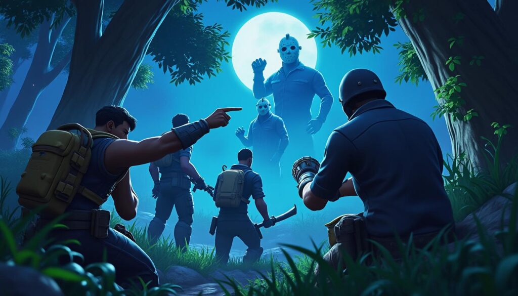 Stratégies pour traquer et vaincre Jason Voorhees dans Fortnite, Saison 4, Chapitre 6 découvrez nos meilleures stratégies pour traquer et vaincre jason voorhees dans fortnite saison 4 chapitre 6. astuces de survie, équipements recommandés et conseils d’experts pour remporter la victoire face à ce redoutable adversaire !