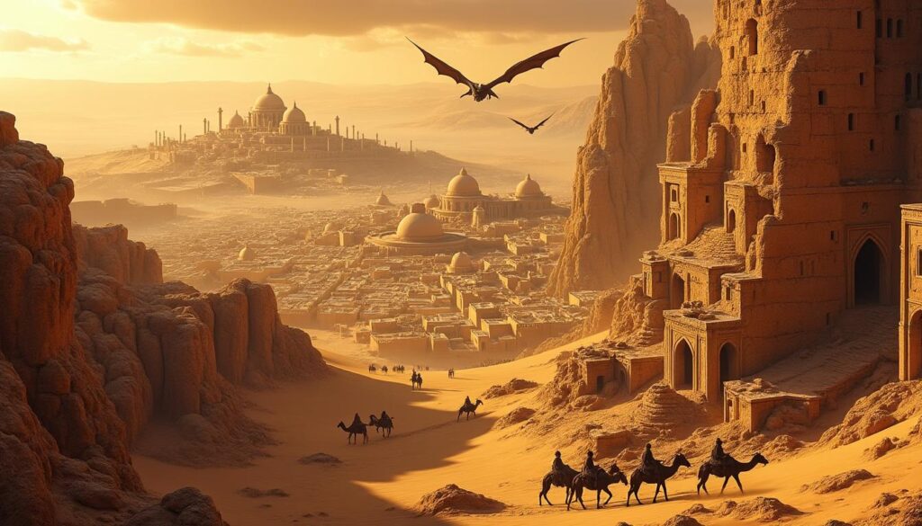 plongez dans l'univers captivant et mystérieux d'essos, une terre riche en histoires et secrets, dans la saga épique du trône de fer.