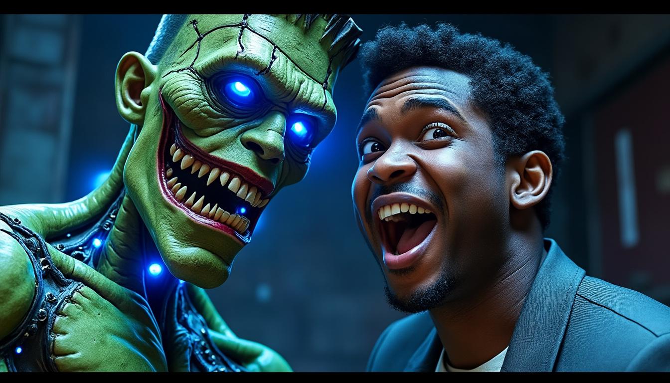 découvrez 'kenan & kel retrouvent frankenstein', un hommage vibrant à la tradition comique légendaire d'abbott & costello, mêlant humour et frissons nostalgiques.